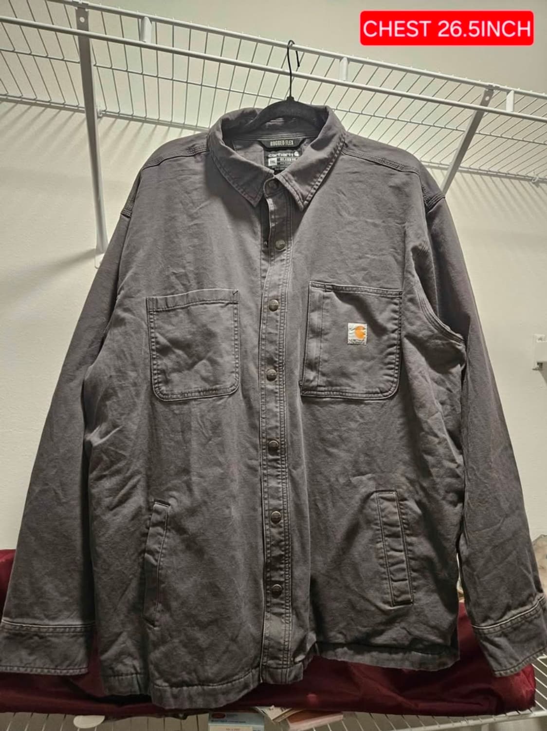 칼하트 러기드 플렉스 셔츠 102851 029 Man 2XL 자켓 상품이미지1