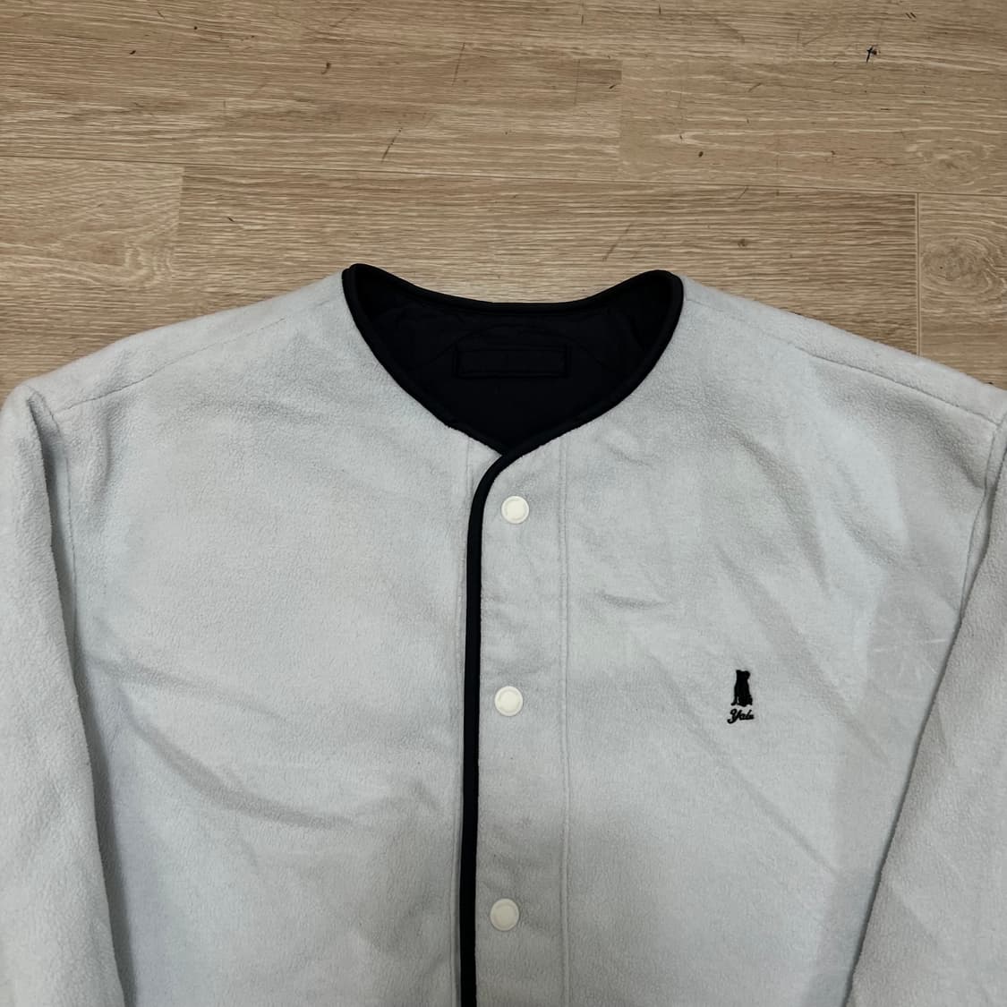 예일 신슐레이트 리버시블 퀼팅 후리스 자켓 [블랙/화이트] M/95 상품이미지6