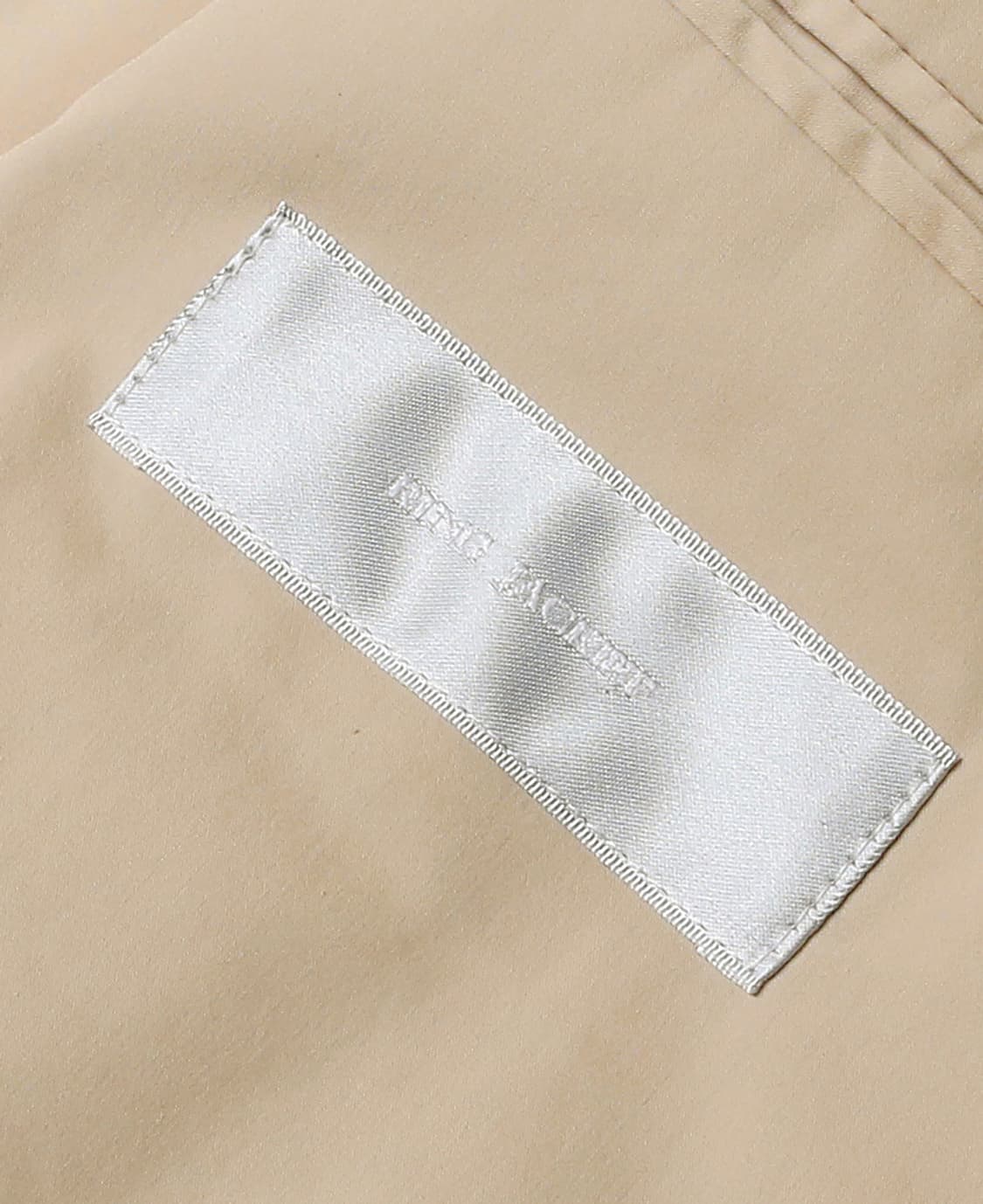 링자켓 [Ring Jacket] 베이지 코튼 폴리 실버 라벨 자켓 상품이미지6