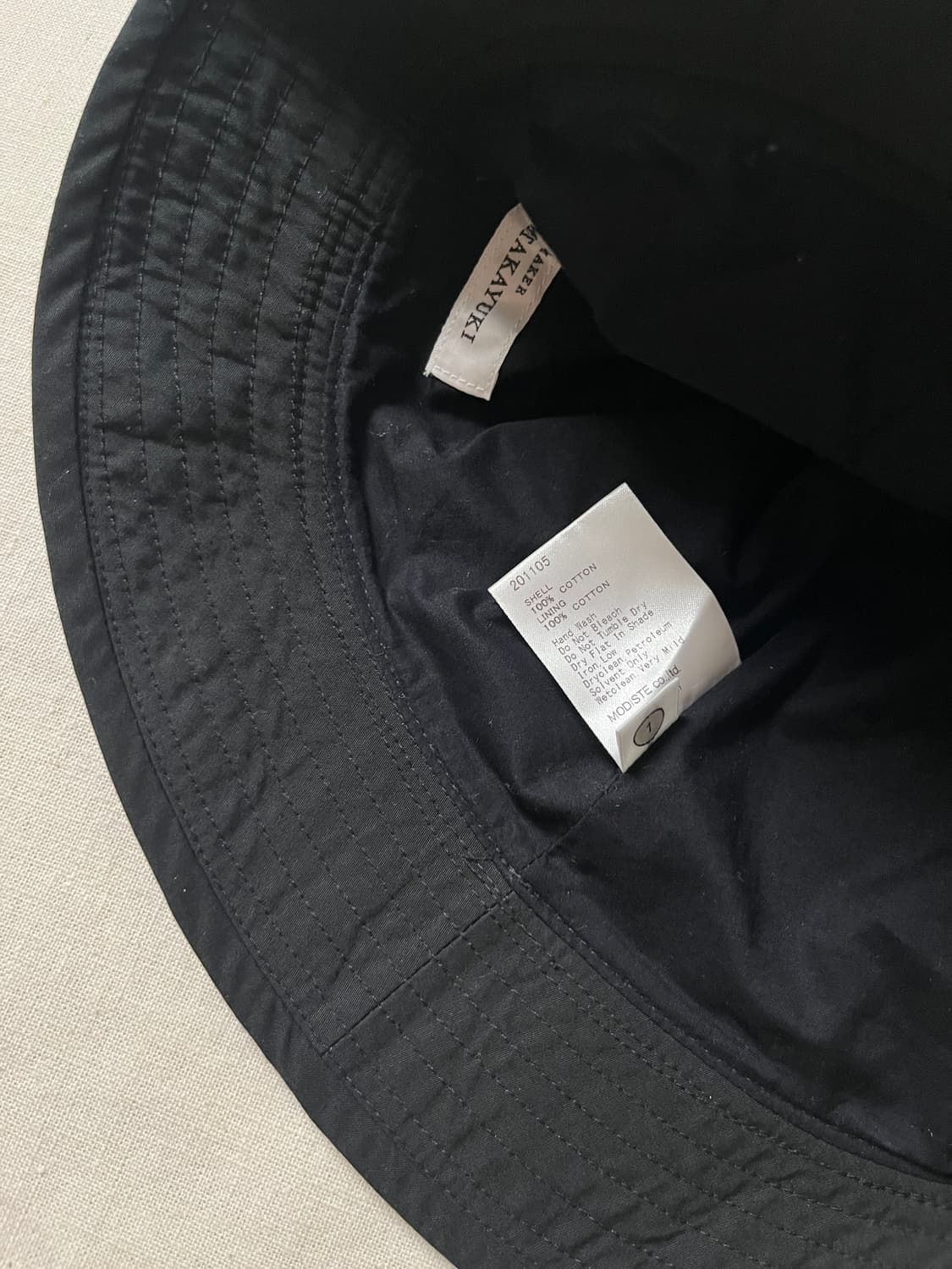 키지마 타카유키 코튼 버킷햇 kijima takayuki 상품이미지6