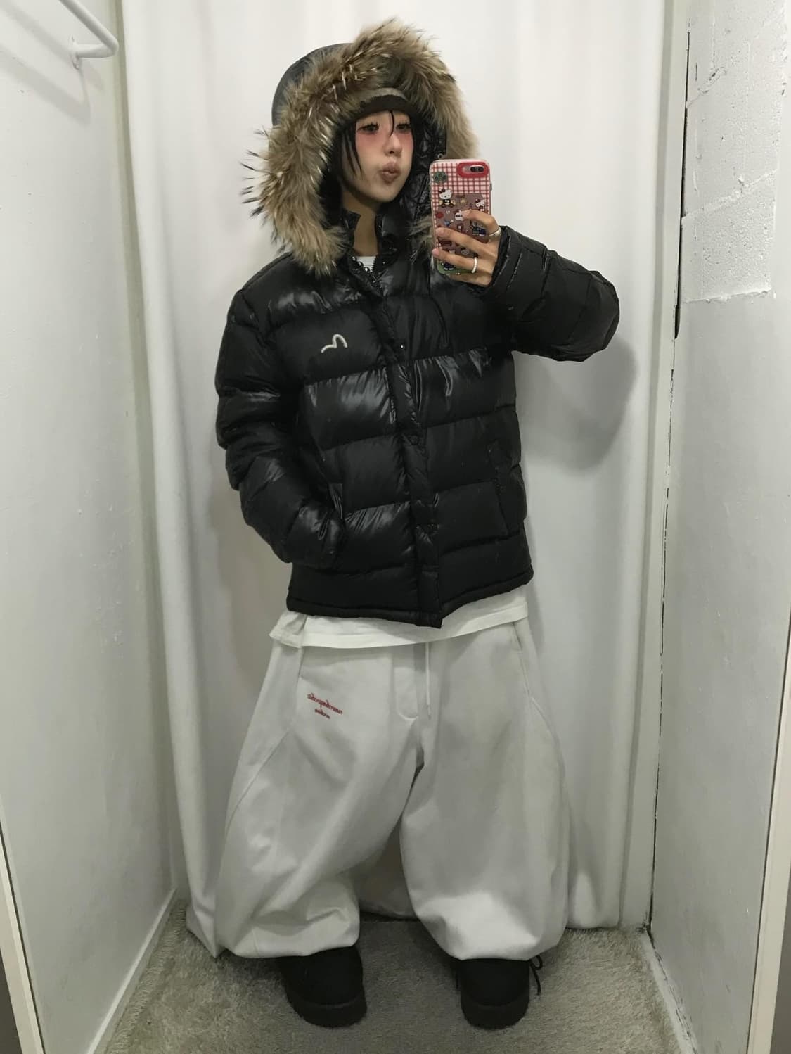 Evisu Fur Padded JK 상품이미지4