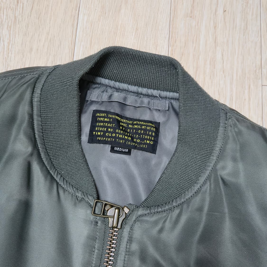Thisisneverthat MA-1 항공점퍼 M 상품이미지2