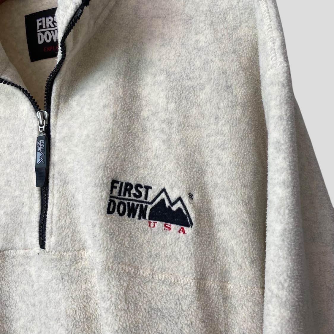 (L)FIRSTDOWN 퍼스트다운 하프집업 후리스  상품이미지5