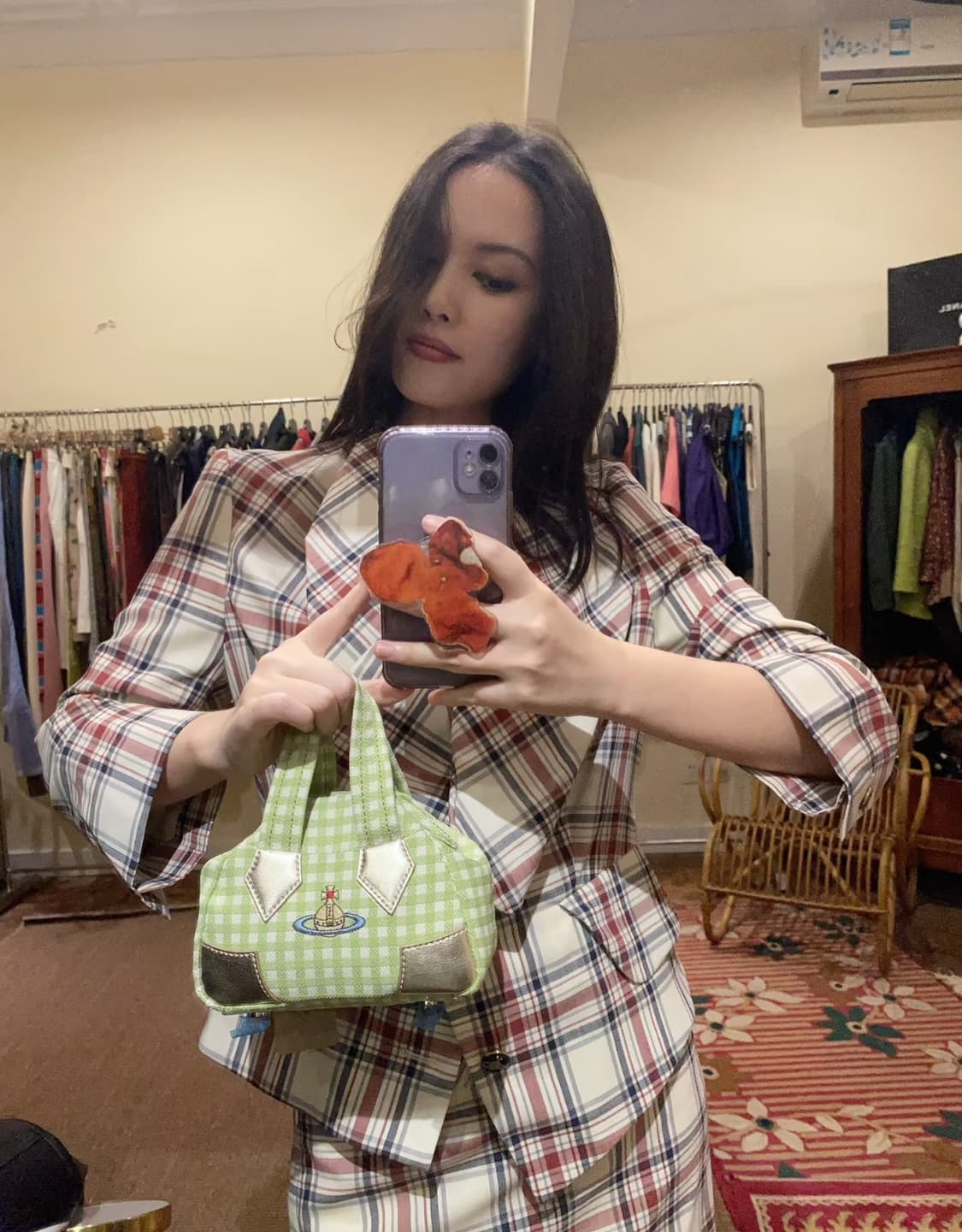 vivienne westwood체크 자켓 상품이미지3