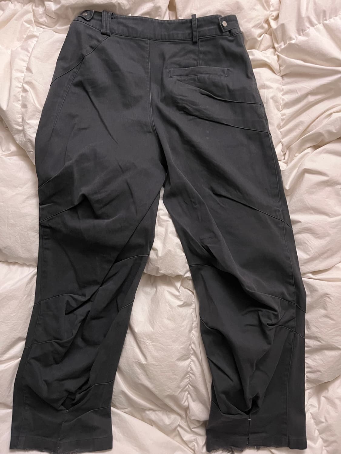 Nupeak Pintuck Wide Pants Charcoal 2 상품이미지2