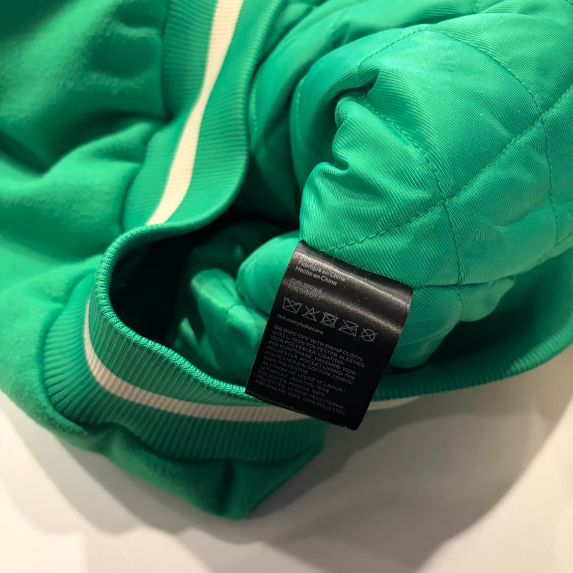 [S] 에이치엔앤 H&M 그린 바시티 자켓 C625 상품이미지6