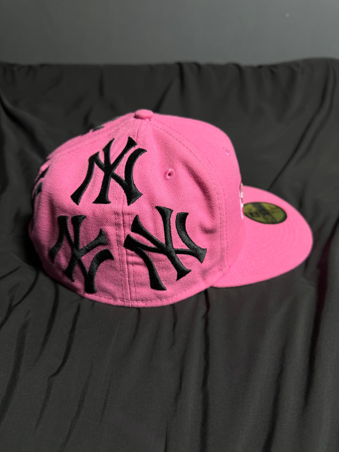 [734] 21FW 슈프림x뉴옥 양키스 박스로고 뉴에라 핑크 상품이미지4