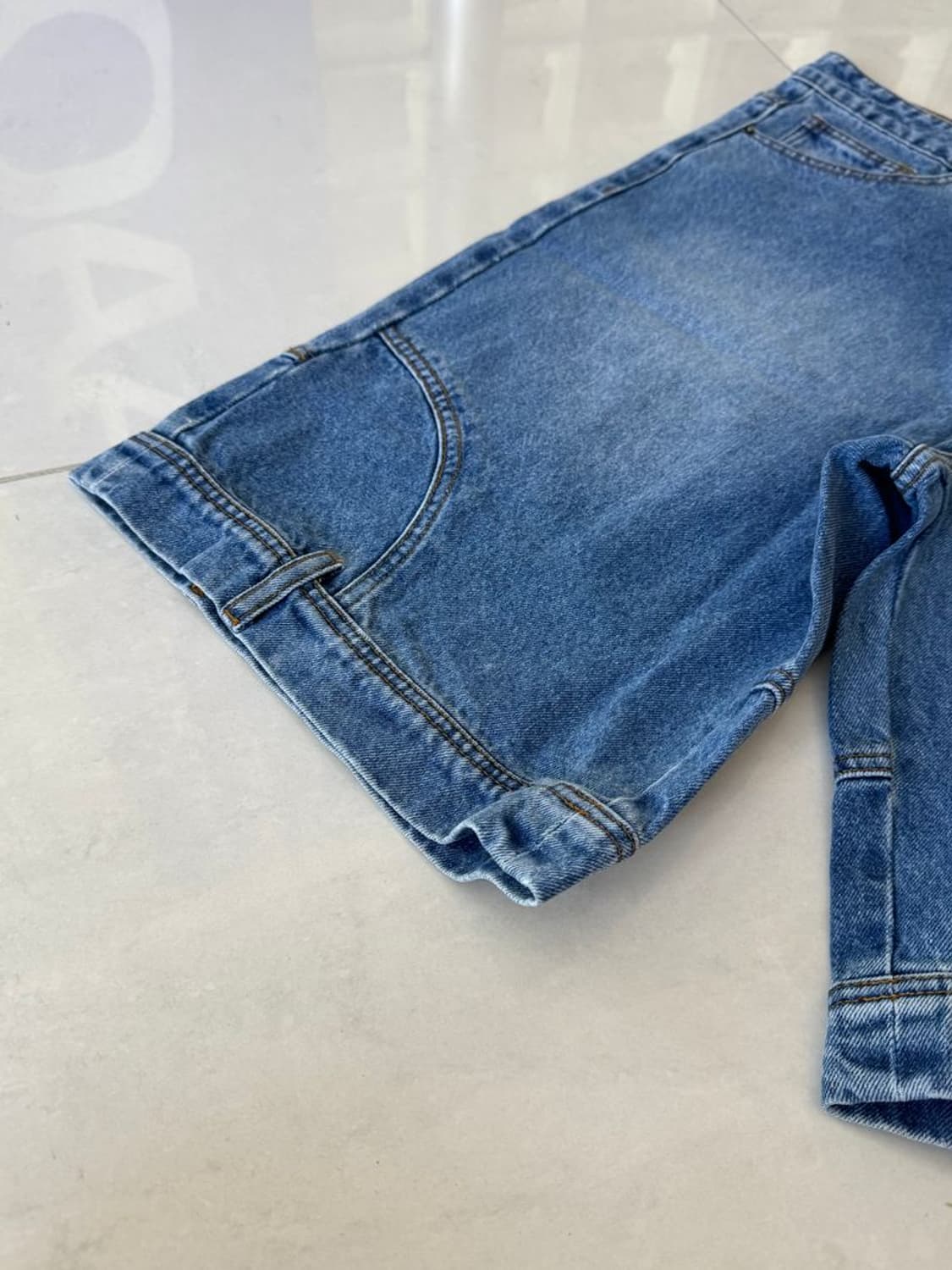 DOWN DENIM SHO 데님 반바지 상품이미지2