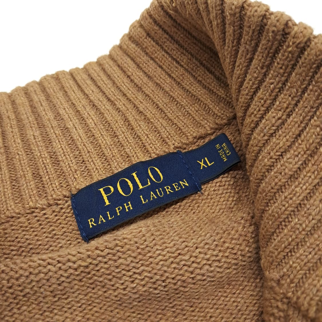 CN838 XL 폴로 랄프로렌 브레드브라운 하프집업 긴팔 니트 스웨터 상품이미지4