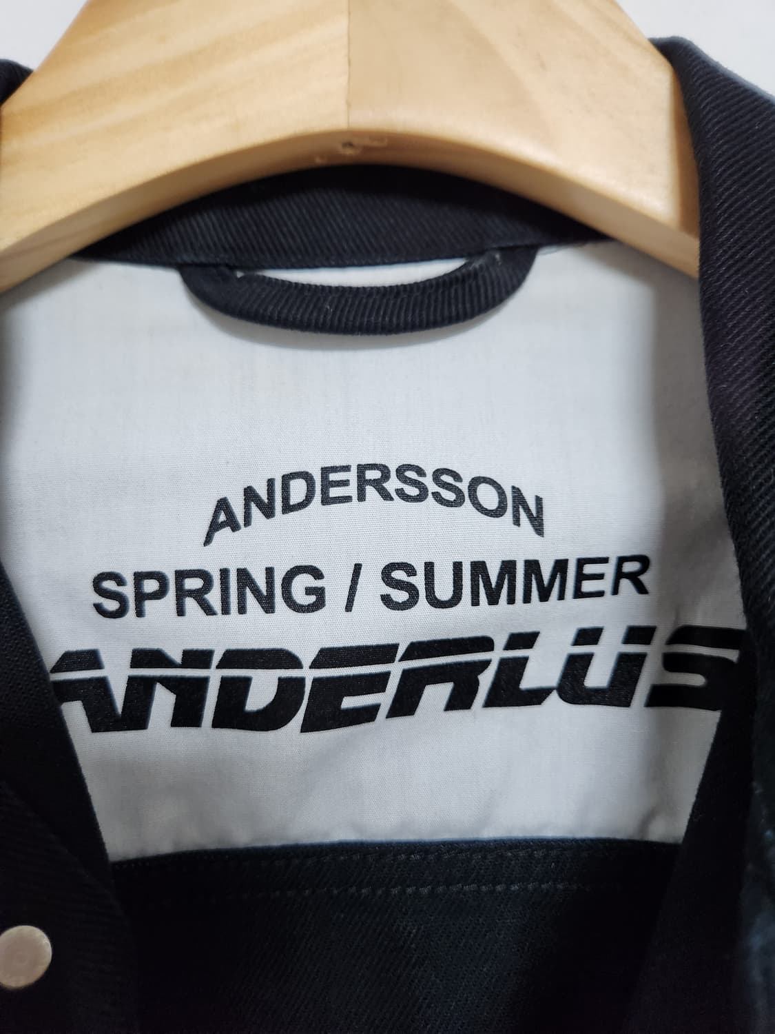 앤더슨벨 블랙 데님 자켓 M - J46 상품이미지4