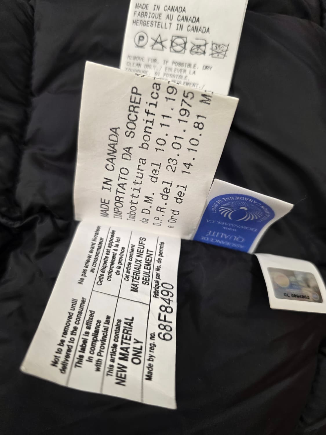 캐나다구스다운 여성패딩. 싸이즈 S
 상품이미지9