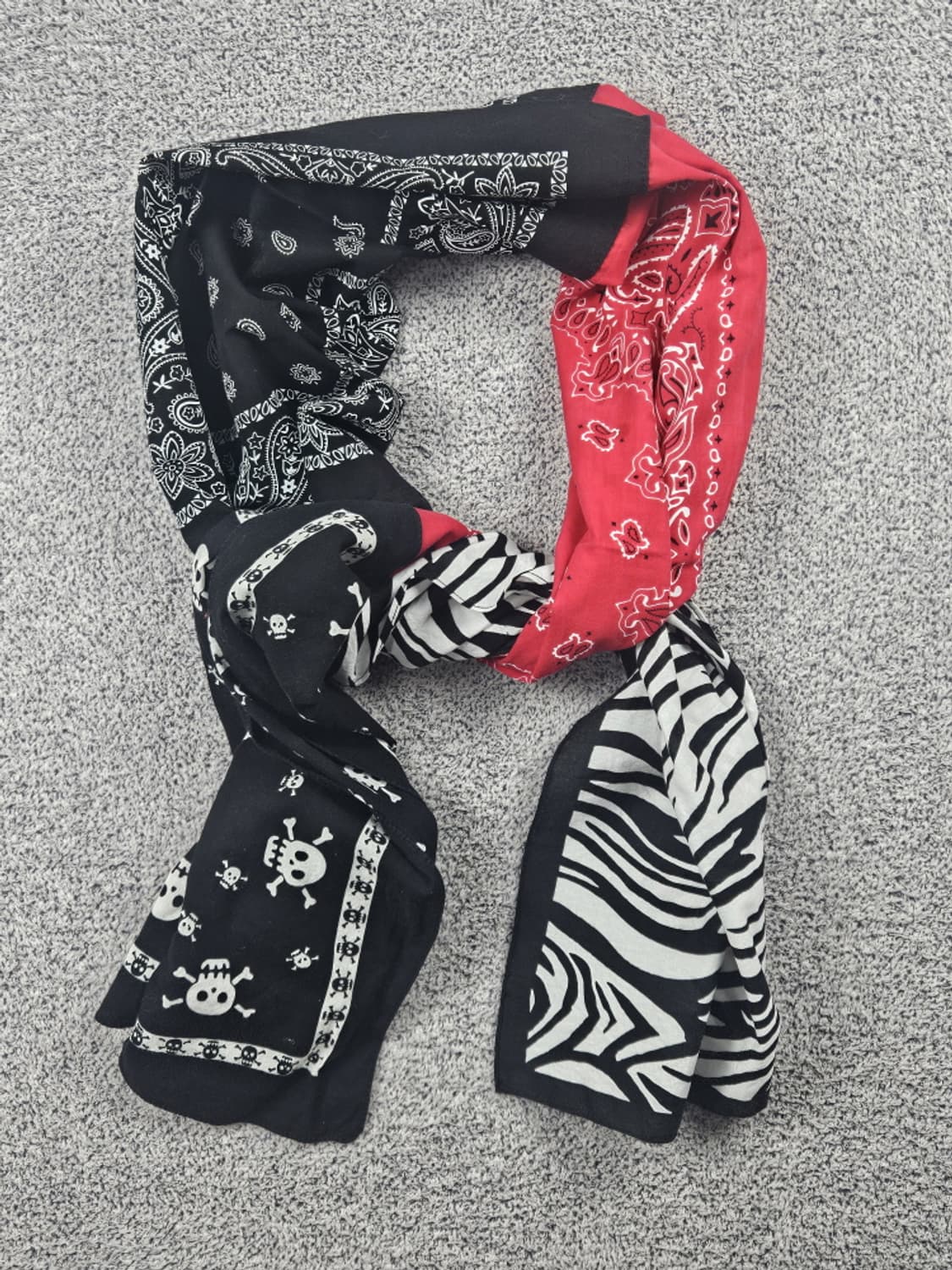 반다나 리워크 커스텀 스카프 머플러 / 10428 상품이미지8