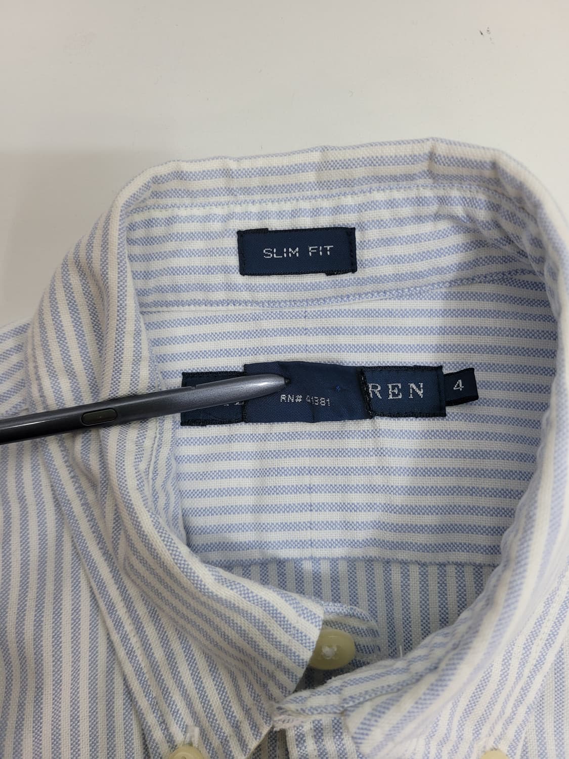 POLO 랄프로렌 옥스포드 스트라이프 셔츠 / 여 슬림핏 4사이즈
 상품이미지8