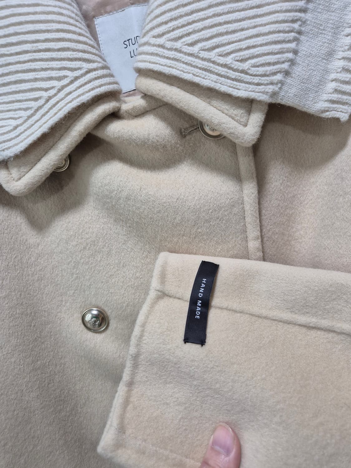 스튜디오럭스. 핸드메이드 반코트 상품이미지7