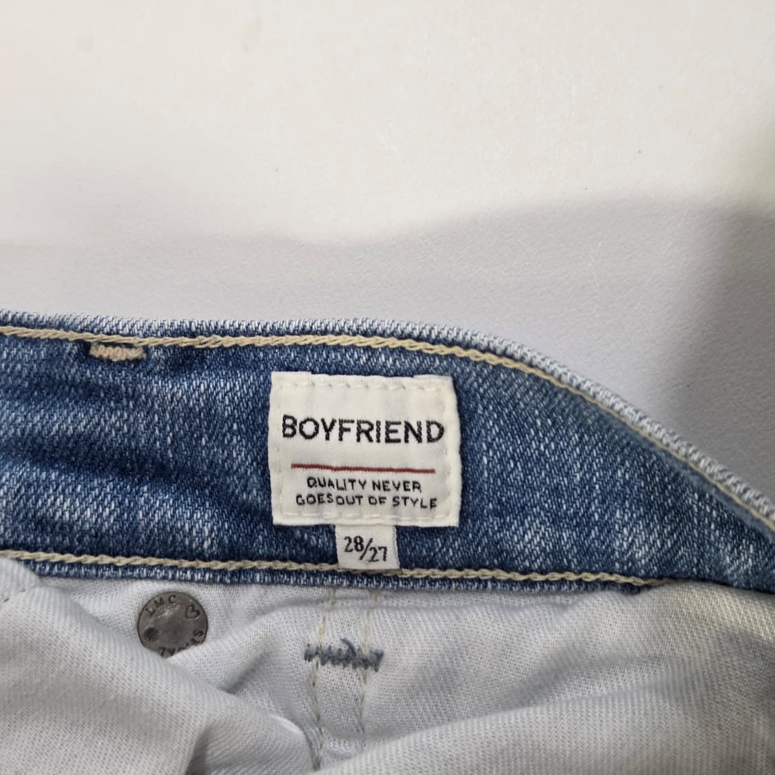 리바이스 메이드 앤 크래프티드 빅E 셀비지 연청 데님팬츠 28/27 상품이미지7