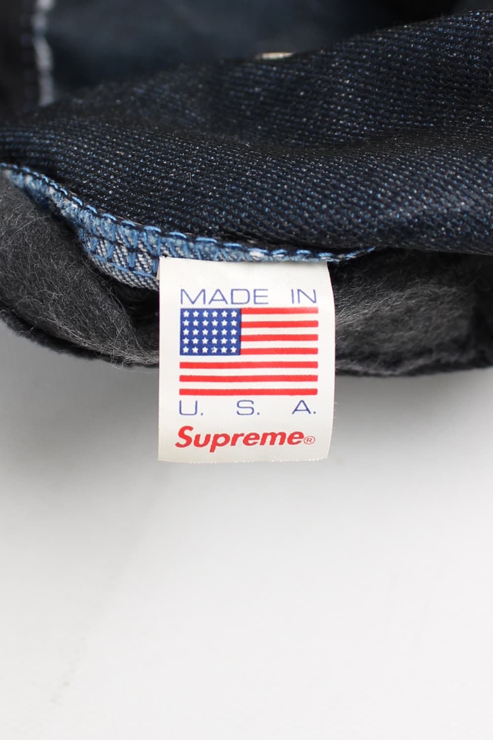 SUPREME 14AW denim argyle cap 상품이미지8