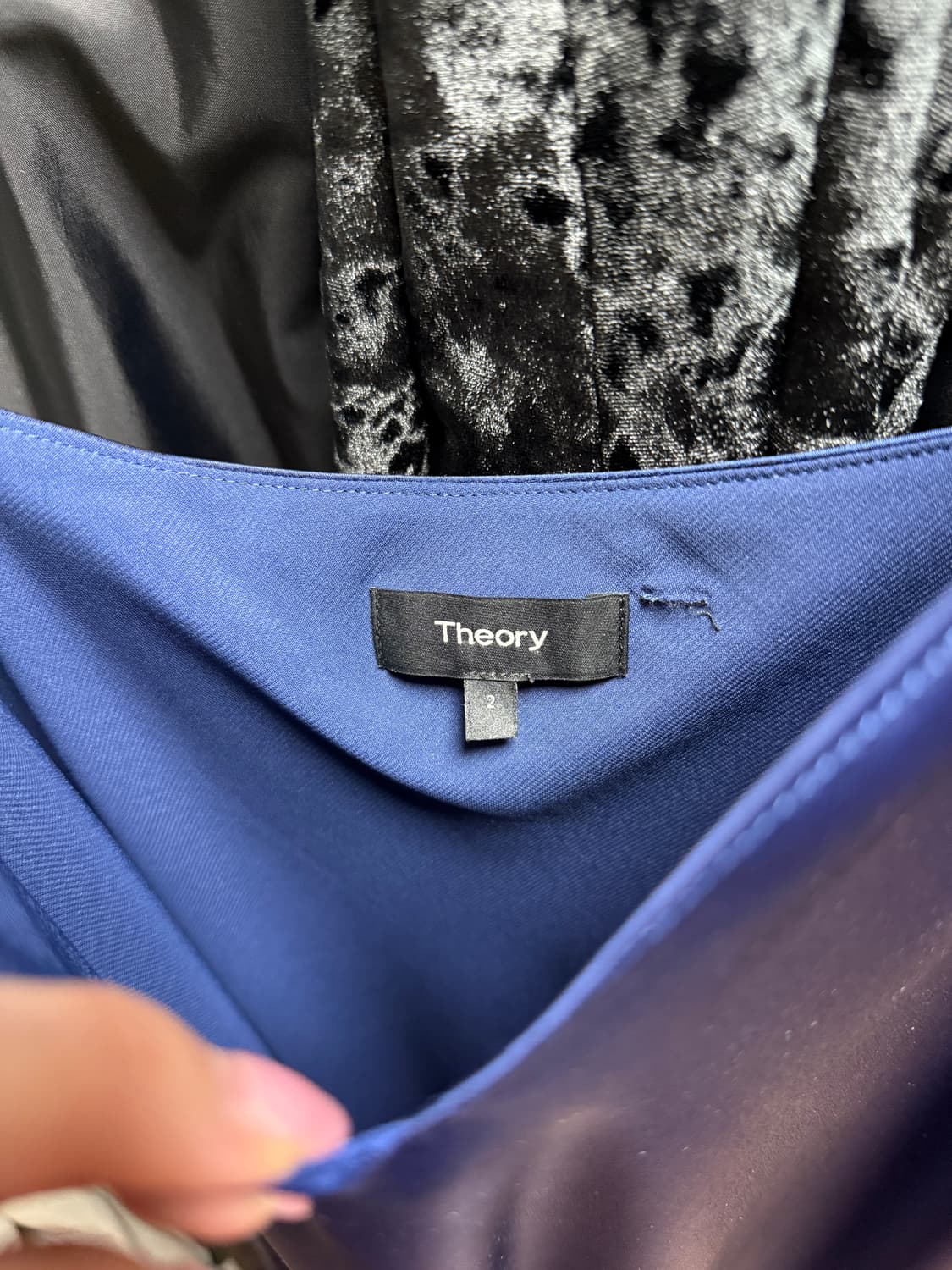 Theory 새틴 원피스 상품이미지4