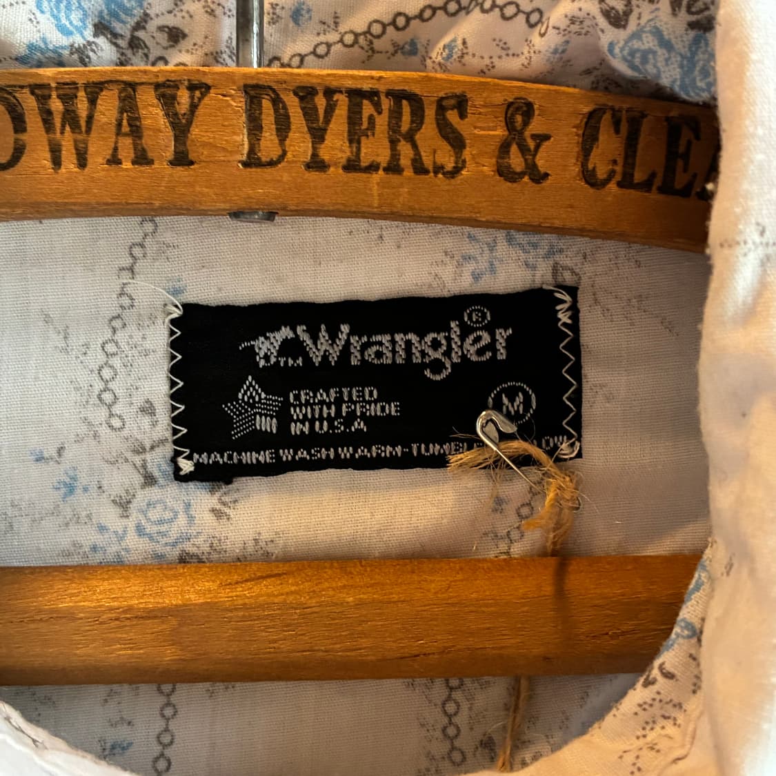 80‘s Wrangler Floral Western Shirt 상품이미지5