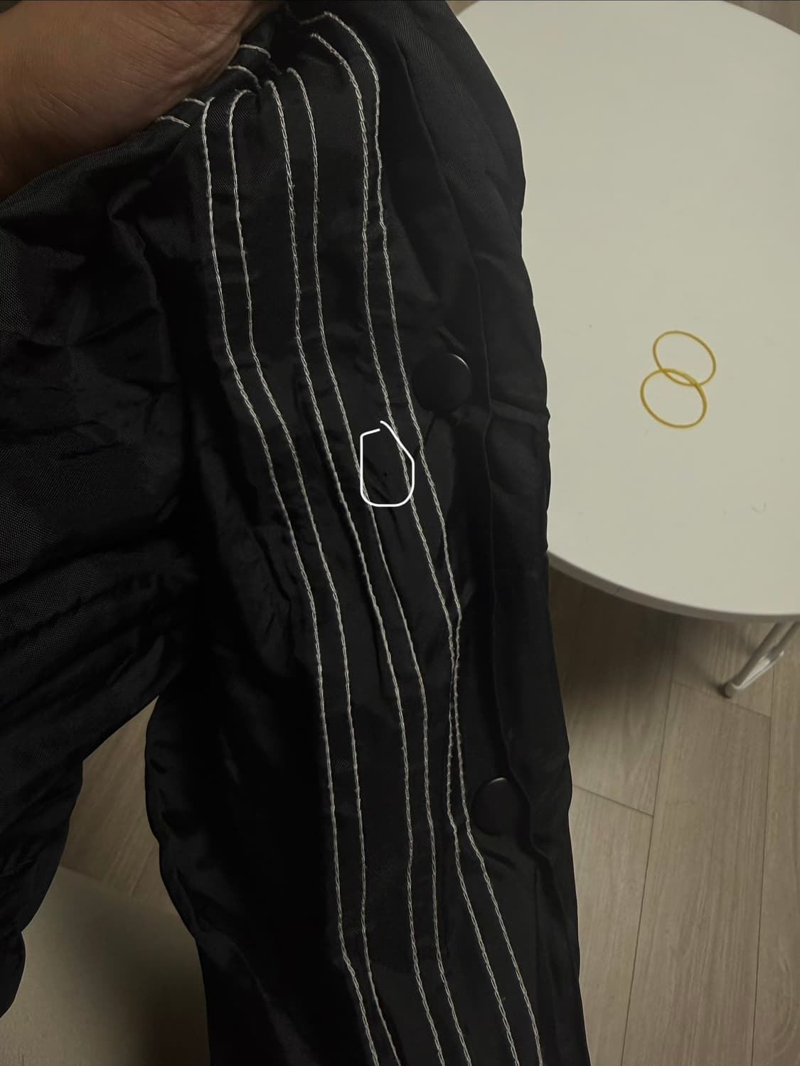 아디다스 알렉산더왕 쭈글이 팬츠 S 상품이미지2