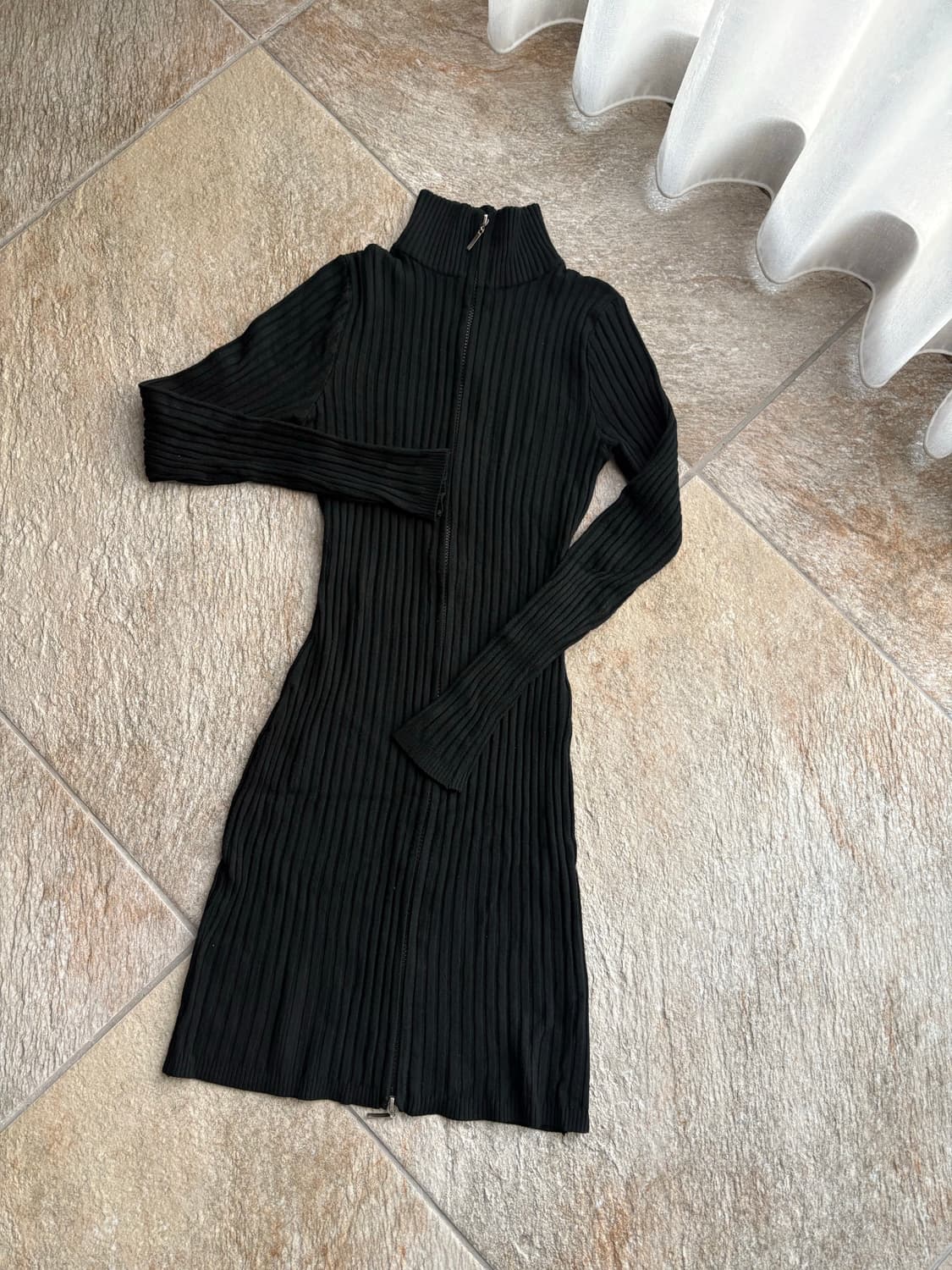 골지 지퍼 원피스 (진짜 강추) 상품이미지1