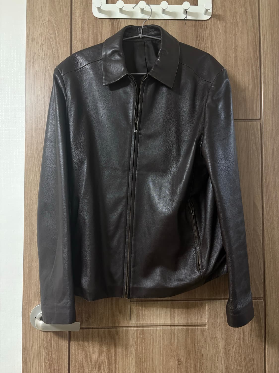 리얼양가죽 자켓 L 브라운 상품이미지1