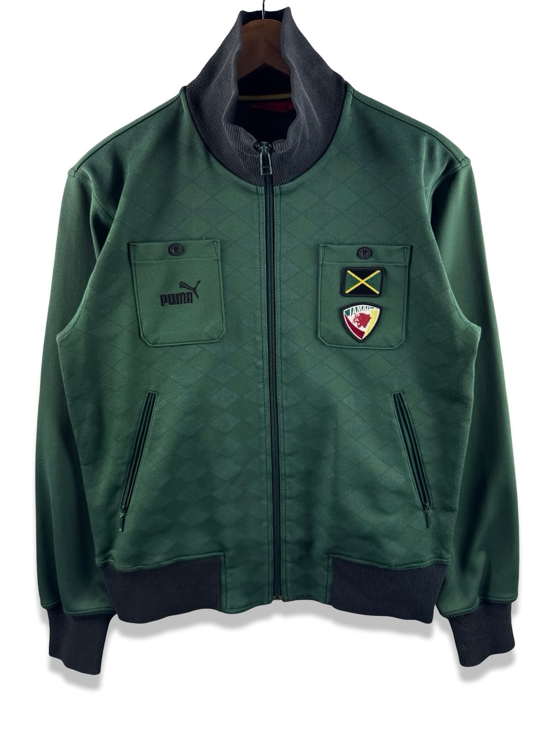 퓨마 자메이카 딥그린 패치 트랙탑져지3060 상품이미지1