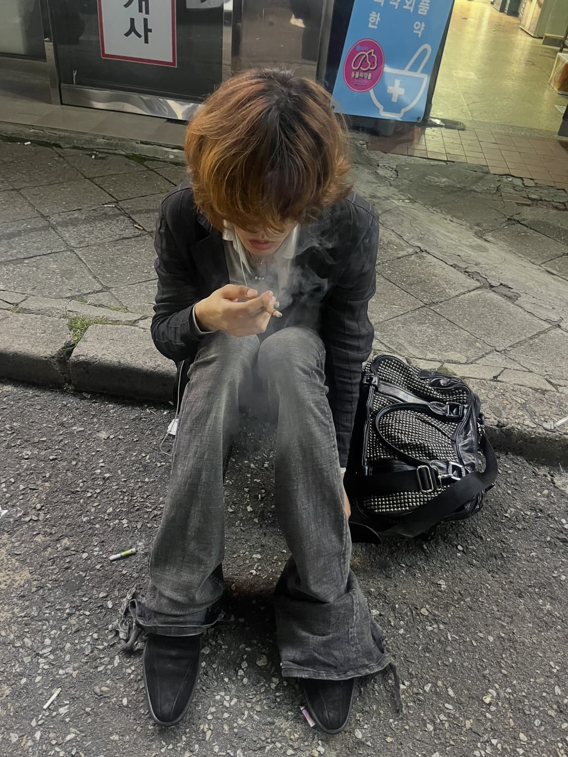 GIORGIO ARMANI 아티잔 린넨 블레이저 상품이미지1