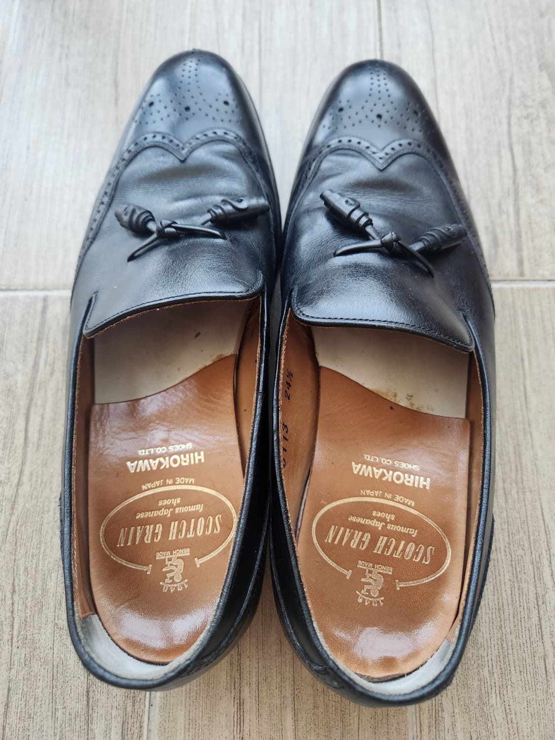 일본 스카치그레인 T0113 태슬로퍼 윙팁 (245) 발볼EEE 상품이미지3