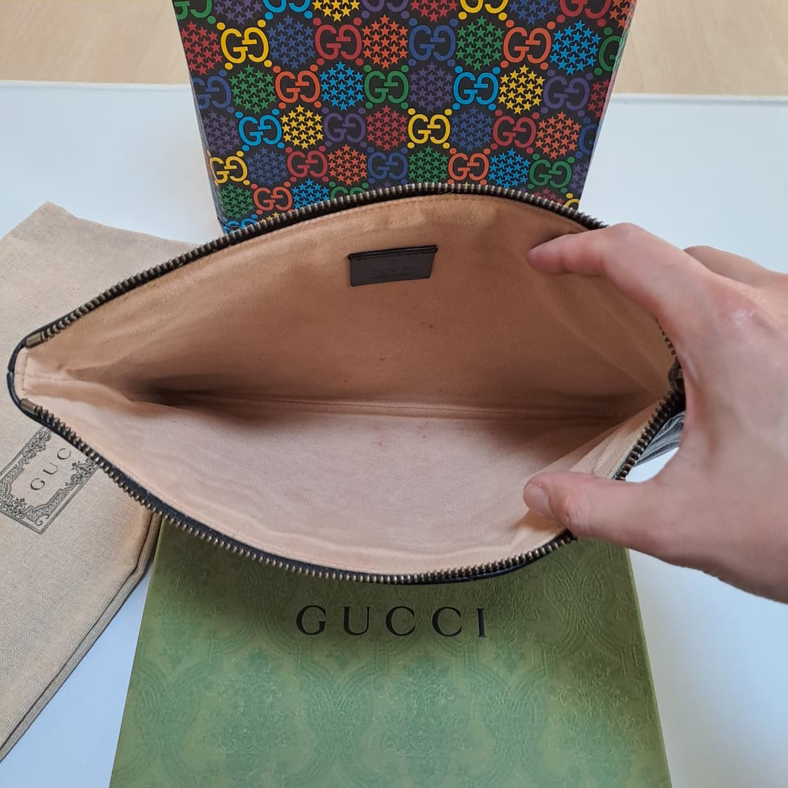 [100%/정품] 구찌 마몽 마틀라쎄 클러치, 구찌클러치,구찌파우치 상품이미지9