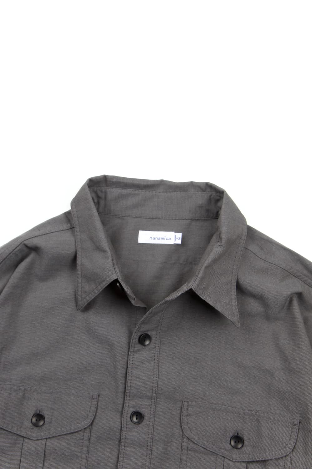 Nanamica 유틸리티 파나마 셔츠 그레이 상품이미지4