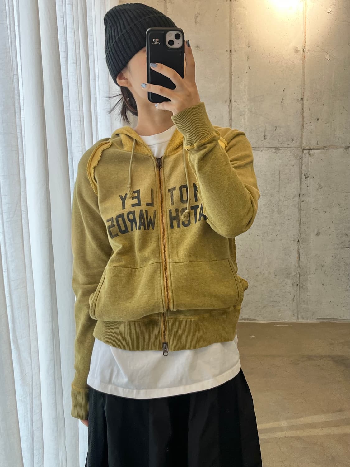 HERITAGE STONE 헤리티지스톤 데미지 후드집업 상품이미지3