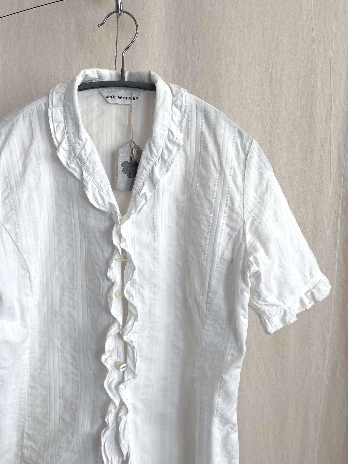 Cozy Ruffle Half Blouse 상품이미지3