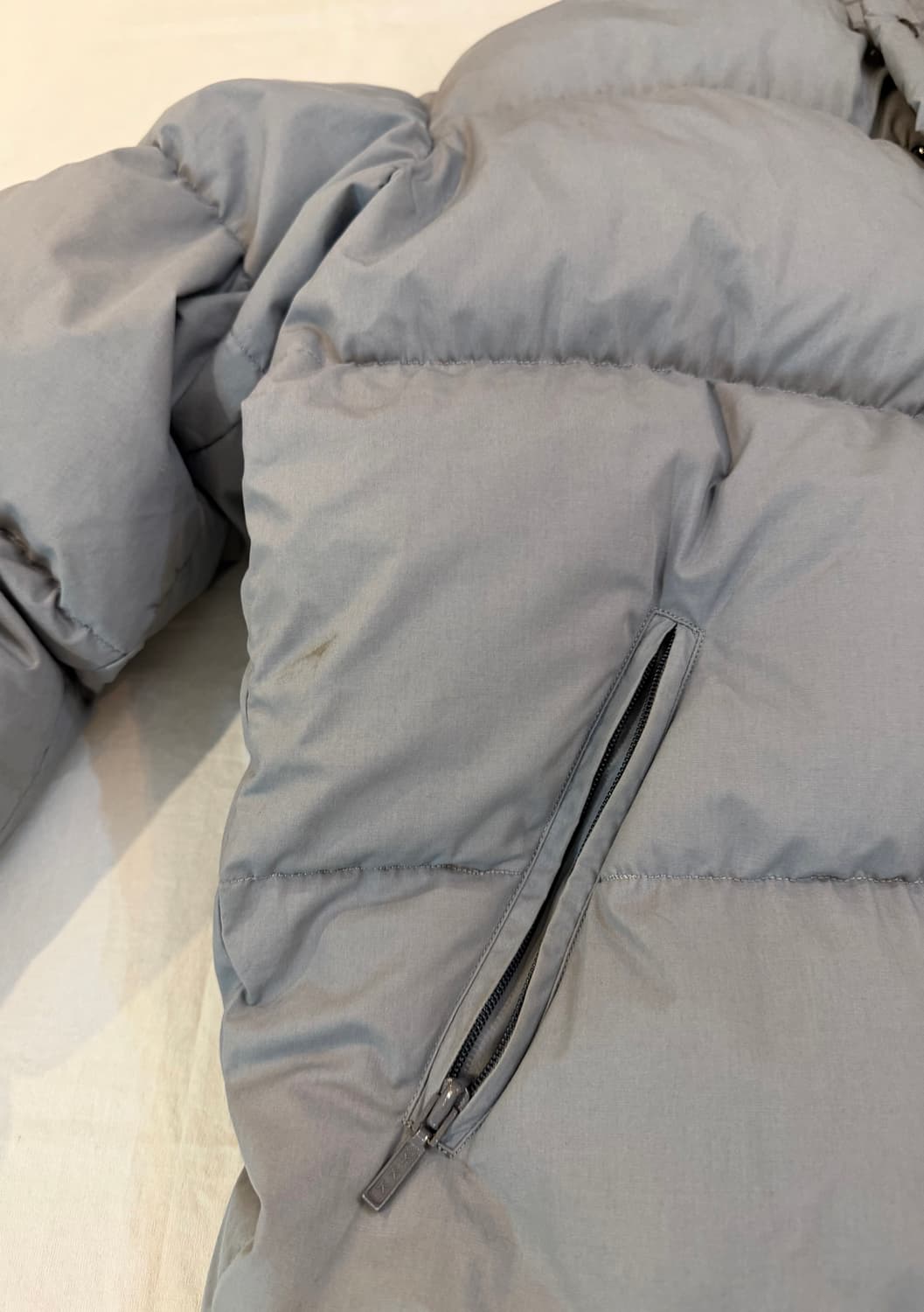80s 몽클레어 아카이브 일본판 다운 패딩 그레이 상품이미지4