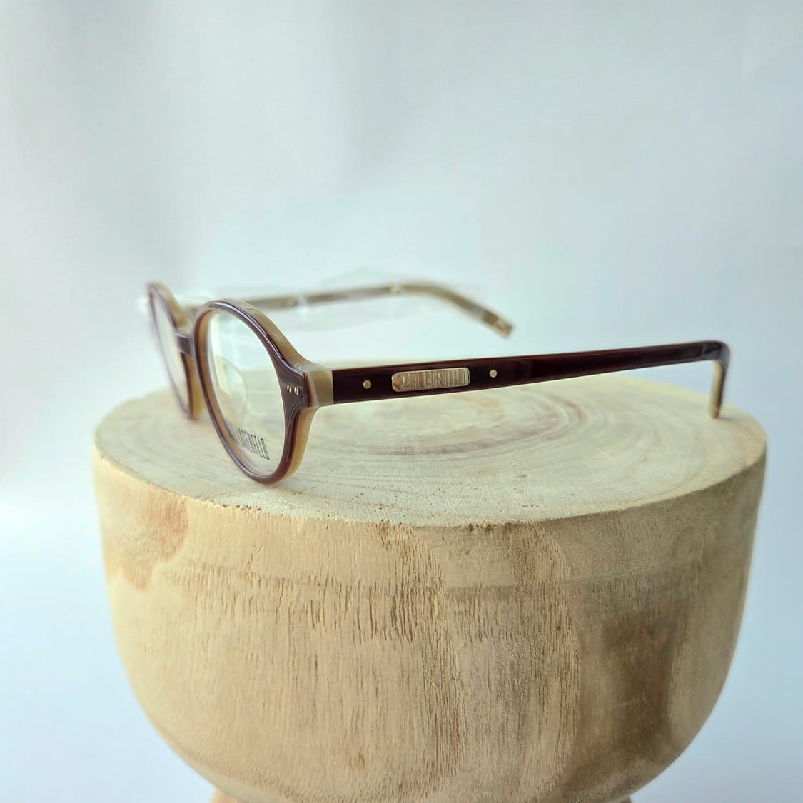 칼라거펠트 볼드 안경테 브라운 뿔테 투톤 상품이미지3