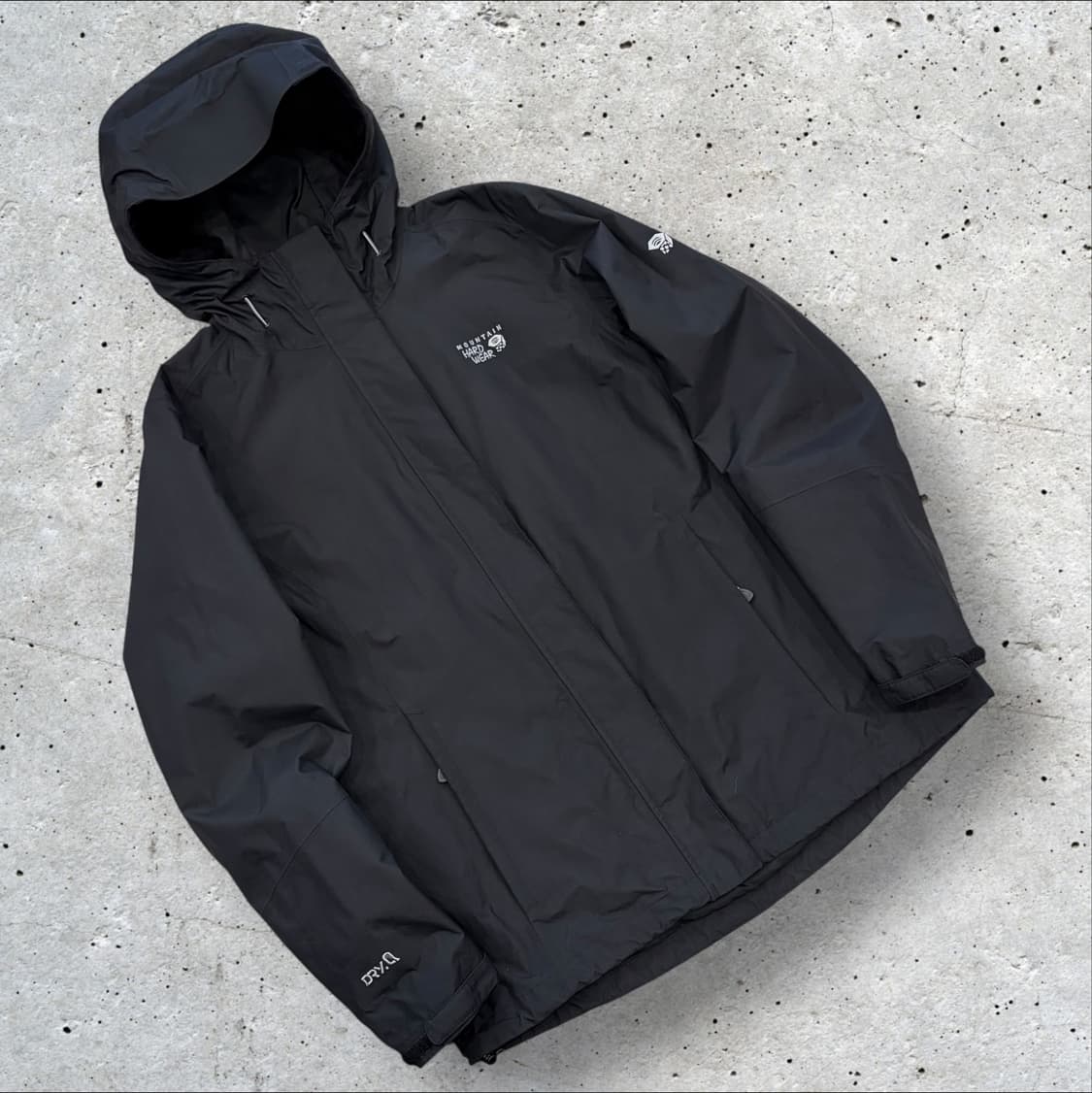 [M] 마운틴하드웨어 드라이Q 블랙 바람막이 후드 자켓 D23 상품이미지1