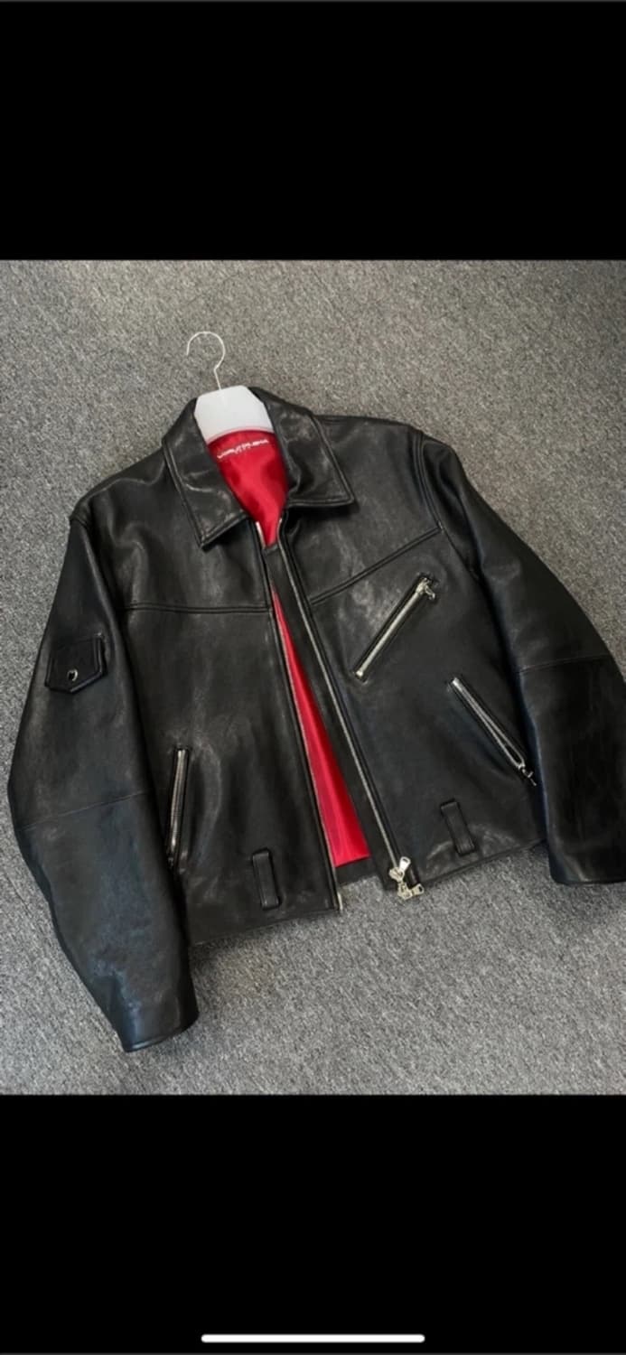 월드딜레마 World Dilema 라이더 소 가죽 자켓 (S급) 상품이미지1