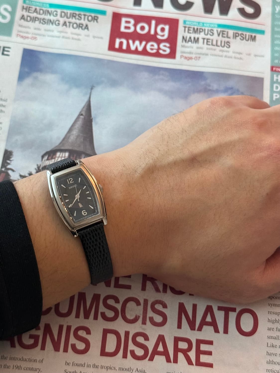 세이코 Seiko lk 루키아 쿼츠 블랙 레이디스  상품이미지4