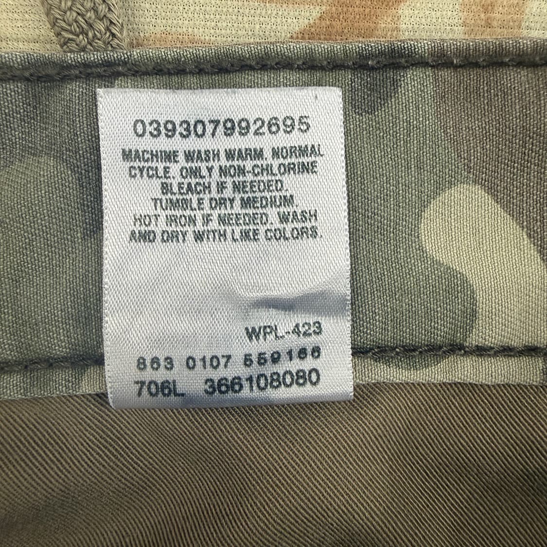 (29)00s리바이스 Levis 코튼 카고 반바지(카키) 상품이미지4