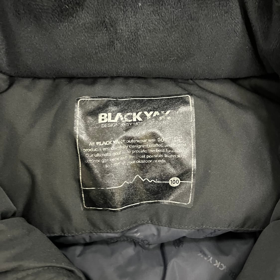 [100] 블랙야크 고어텍스 구스다운 후드 숏 패딩 점퍼 0105M1 상품이미지2