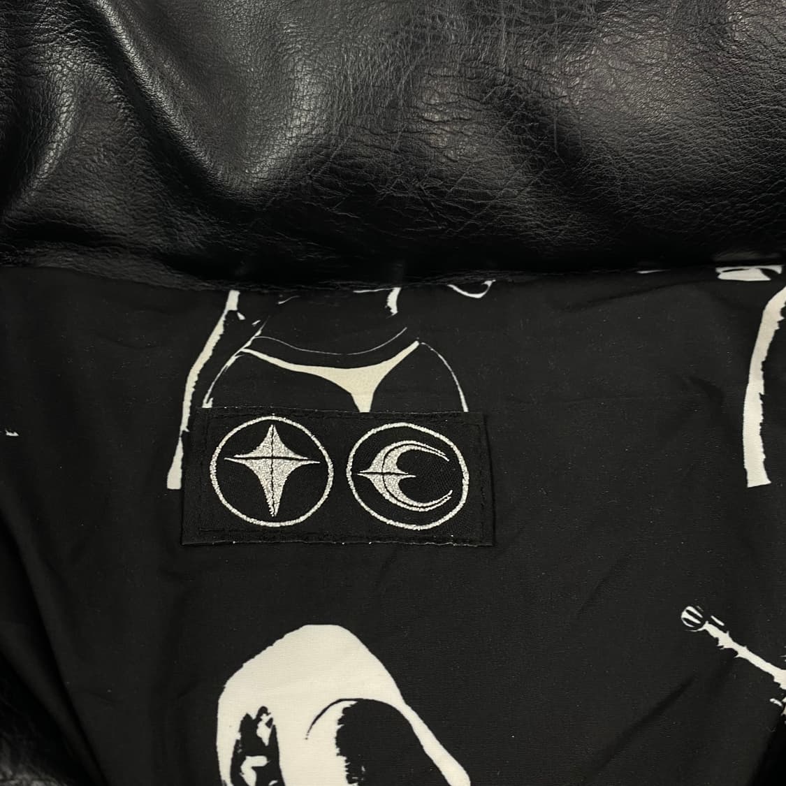 떠그클럽 레더 블랙 패딩 (103) 상품이미지10