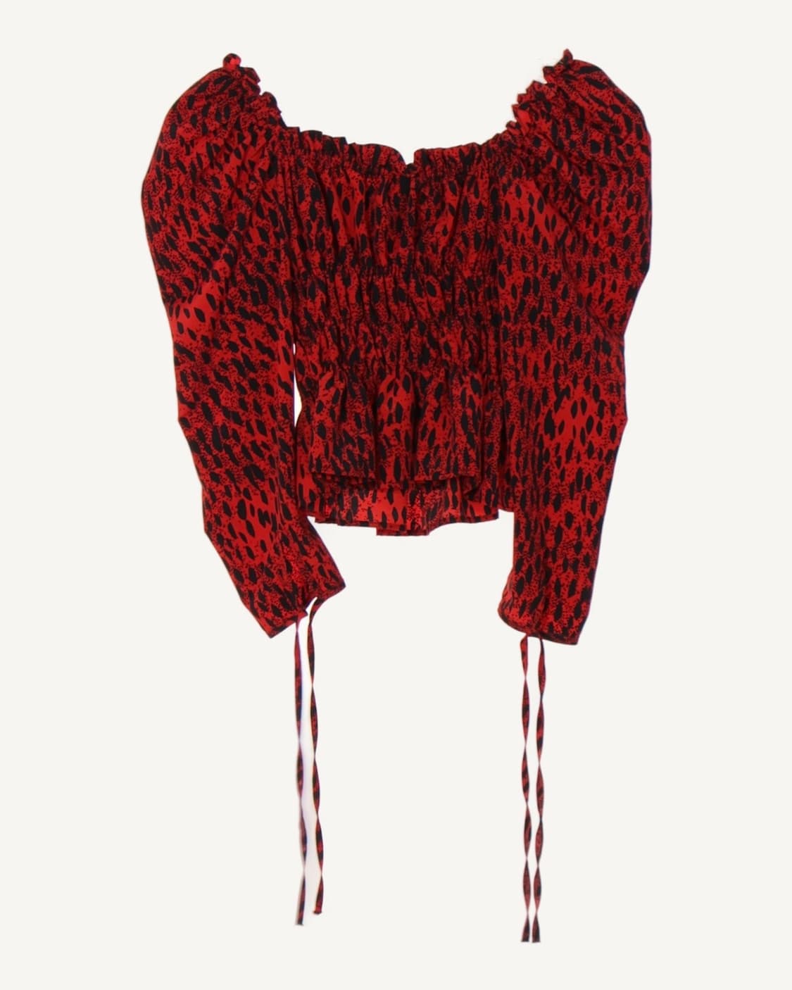TOPSHOP LEOPARD 탑샵 블라우스 (미국 현지 구매) 상품이미지2