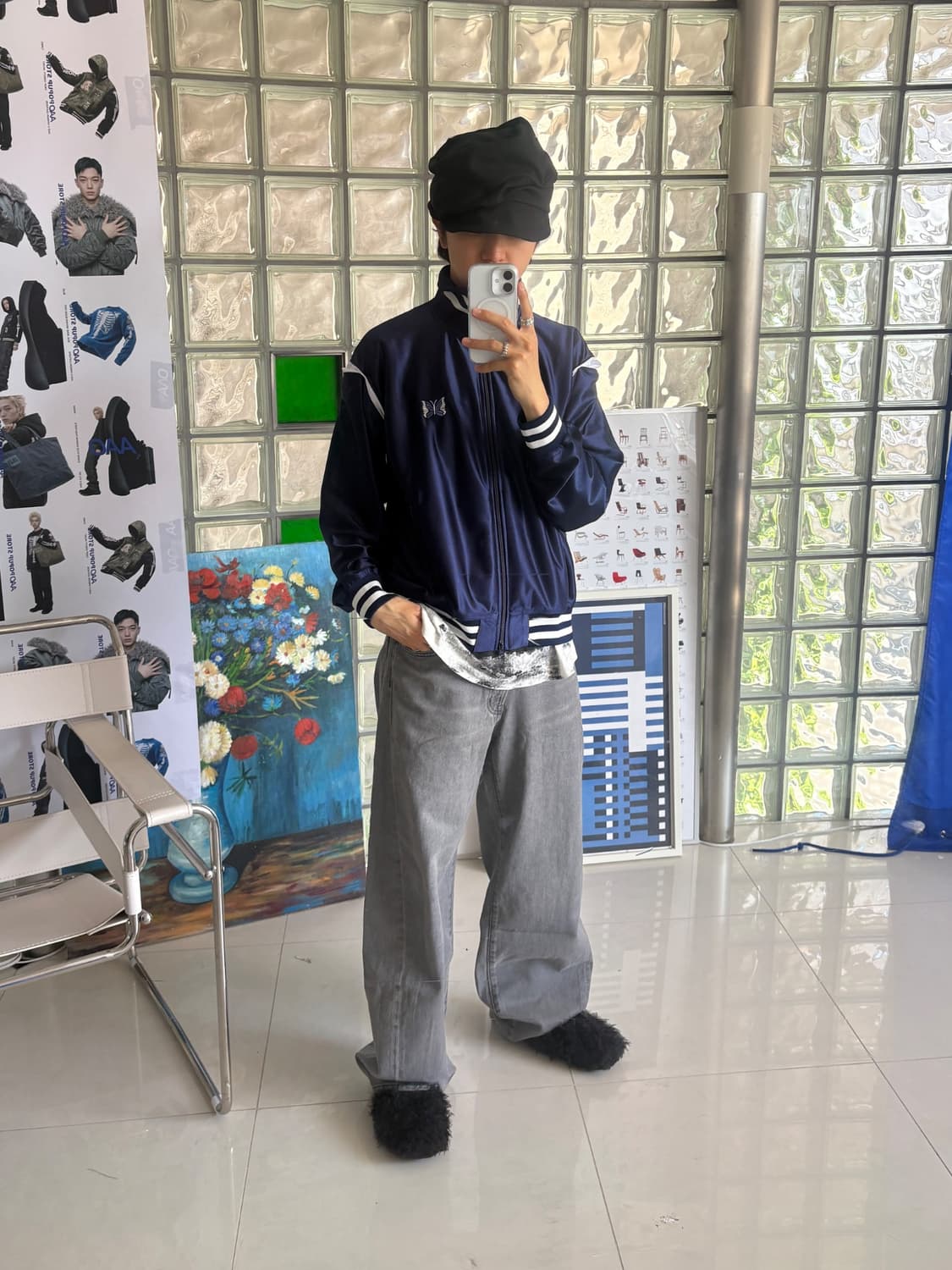 barrel leg jeans pant EC LONG 상품이미지7
