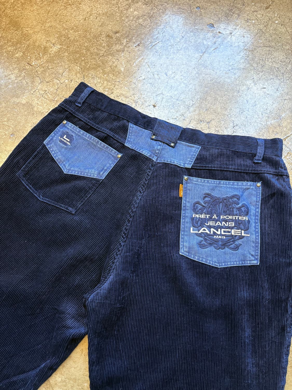 90s 란셀 LANCEL 와이드 코듀로이 팬츠 상품이미지5