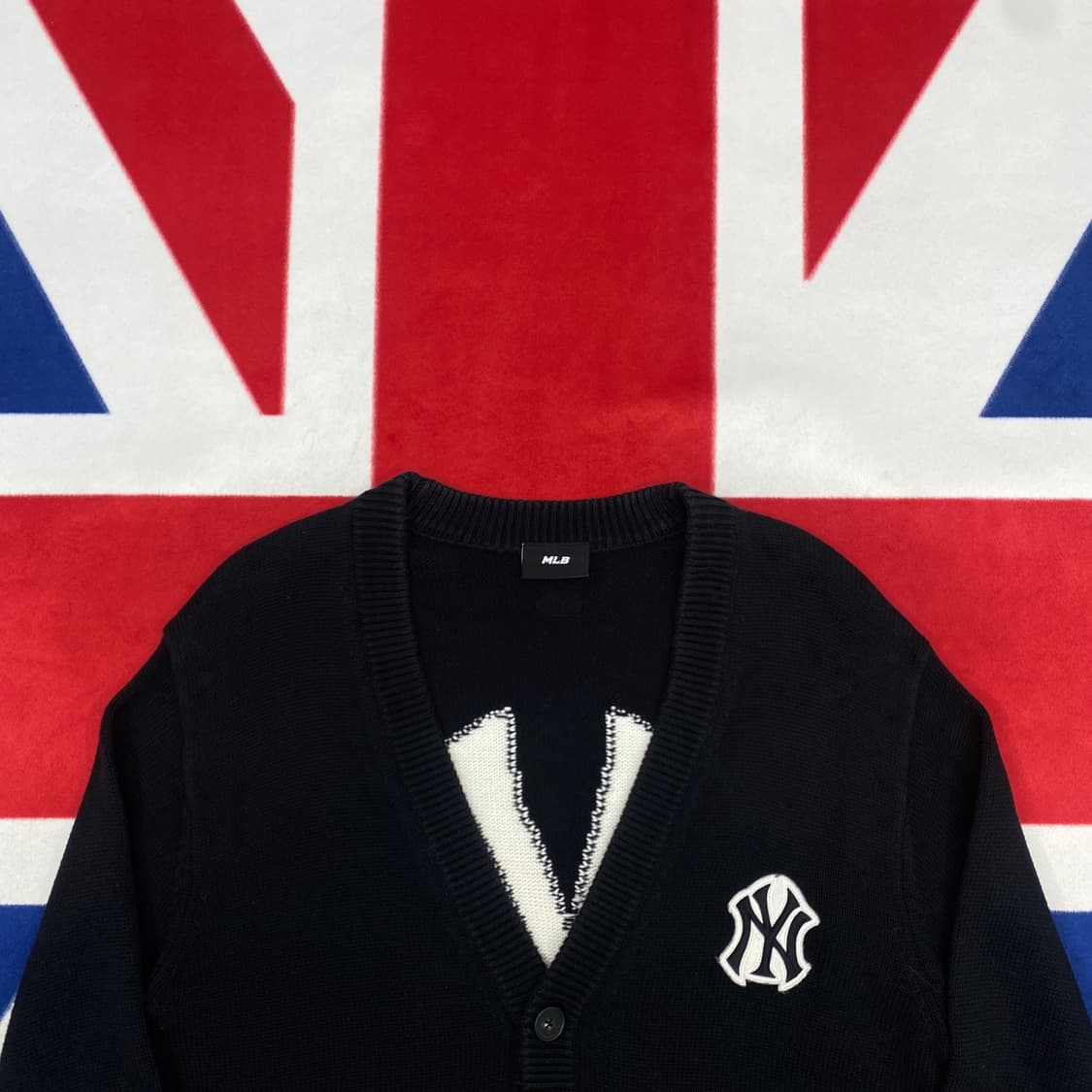MLB 뉴욕양키즈 가디건 S 실측 M  상품이미지3