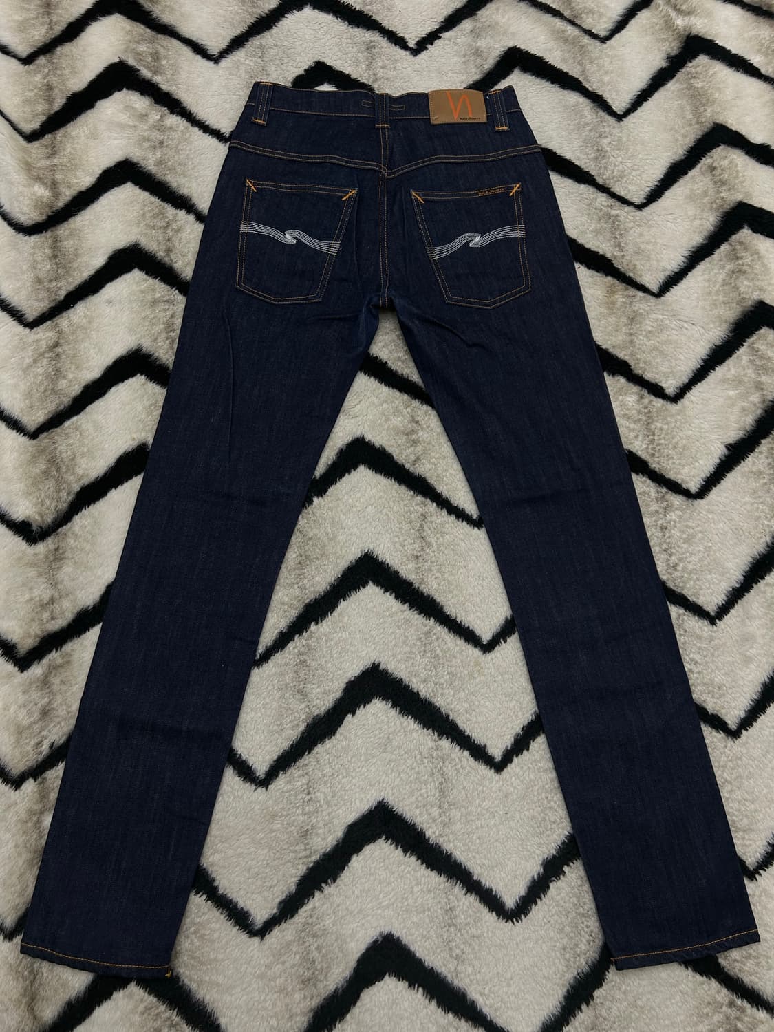 [31]누디진 씬핏 데님팬츠/진청/스판 상품이미지2