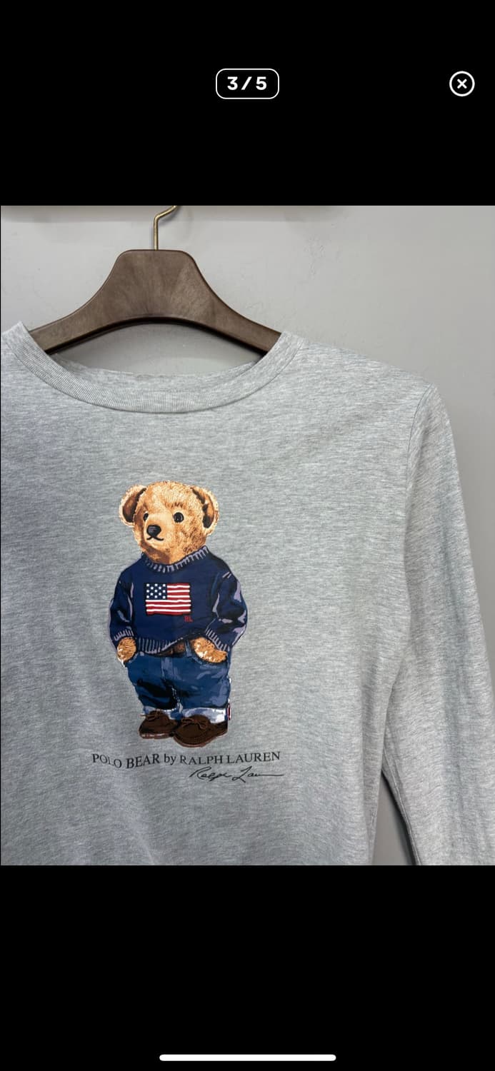 폴로 랄프로렌 폴로베어 슬리브티 H1233 상품이미지3