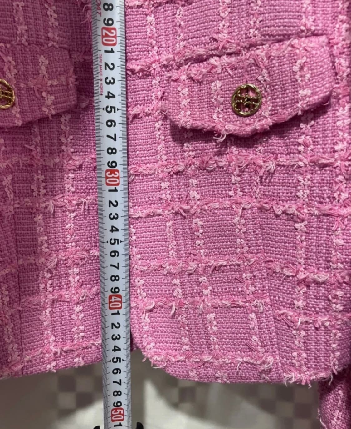 트위드자켓 숏자켓 크롭자켓:) 숏코트 하객룩 오피스룩 데이트룩 연망룩 상품이미지7