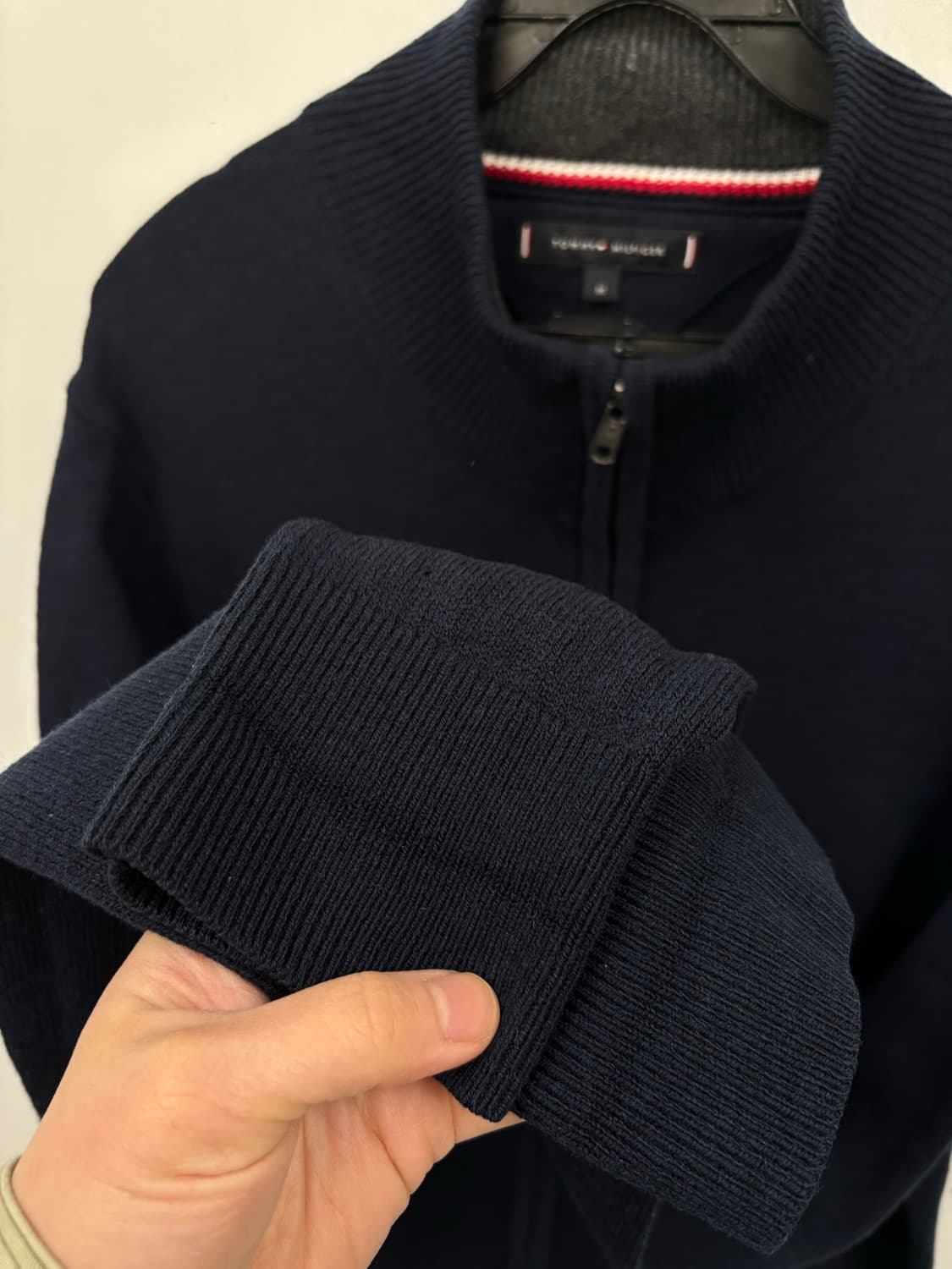 타미힐피거 울 니트 집업 상품이미지4