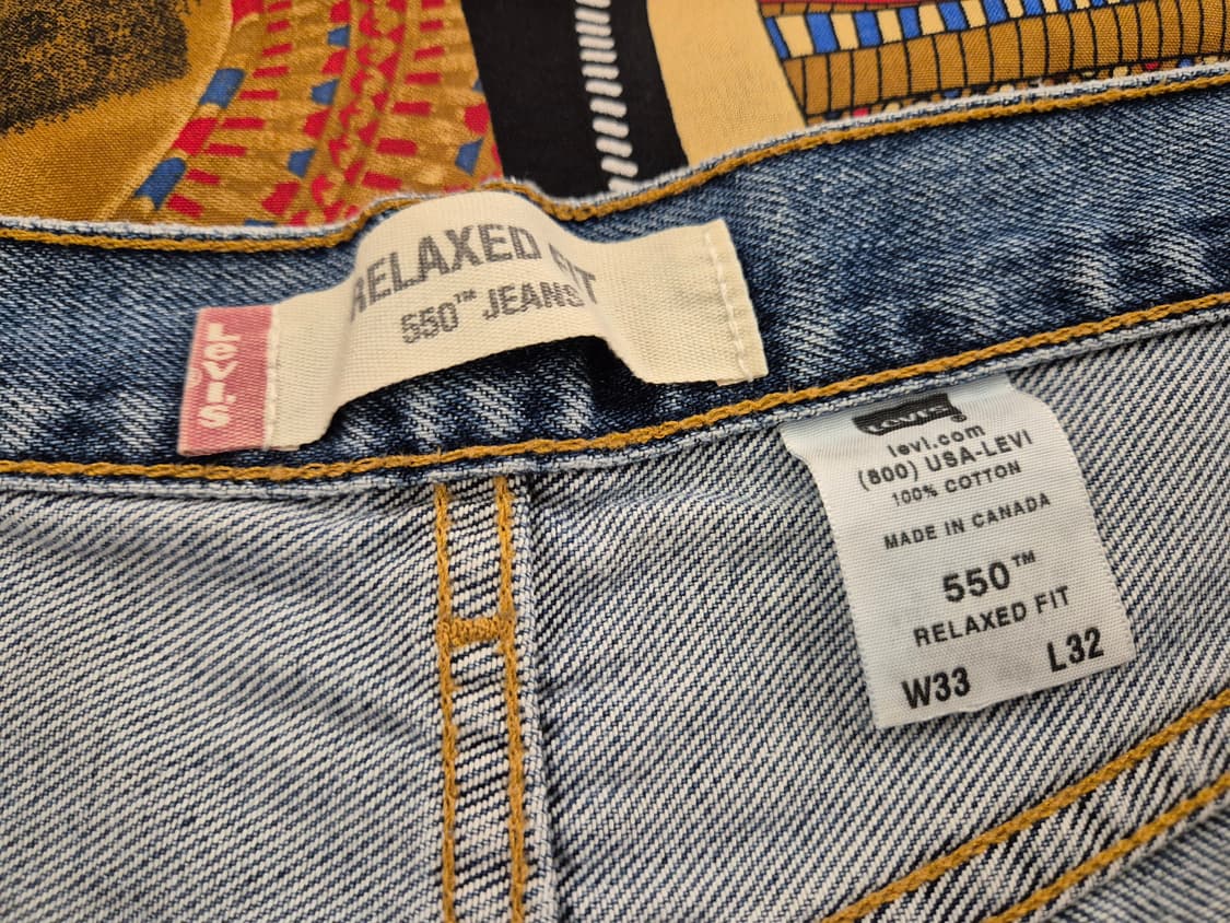 00s 리바이스 550 릴렉스드 핏 데님 팬츠 상품이미지7