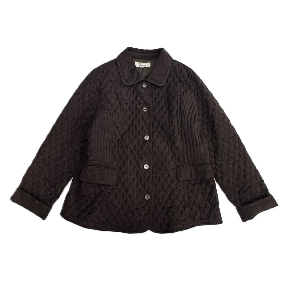 초코 브라우니맛 폭닥 퀼팅 자켓 아우터 코트 점퍼 그런지 히피 하구미 상품이미지2